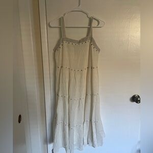 NWT Old Navy Cream Sleeveless Spaghetti Strap Sundress